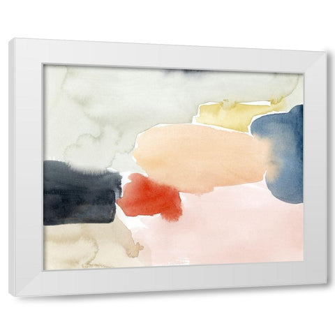 Watercolor Playground I White Modern Wood Framed Art Print by Popp, Grace