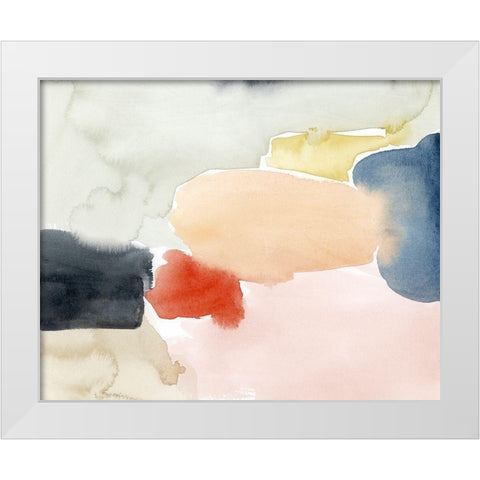 Watercolor Playground I White Modern Wood Framed Art Print by Popp, Grace