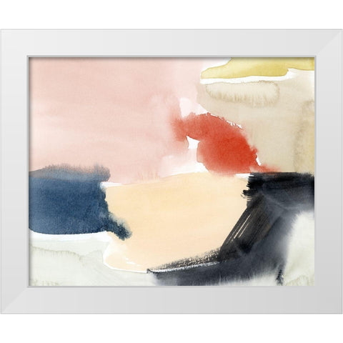 Watercolor Playground II White Modern Wood Framed Art Print by Popp, Grace