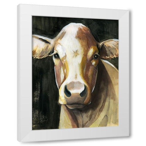 Sweet Eyes I White Modern Wood Framed Art Print by Popp, Grace