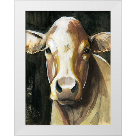 Sweet Eyes I White Modern Wood Framed Art Print by Popp, Grace