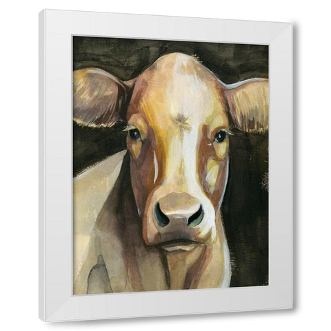 Sweet Eyes II White Modern Wood Framed Art Print by Popp, Grace