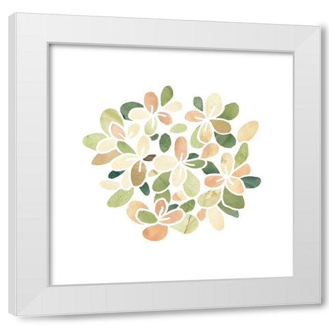 Succulent Cameo XIII White Modern Wood Framed Art Print by Vess, June Erica