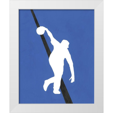 Its All About the Game XI White Modern Wood Framed Art Print by Moore, Regina