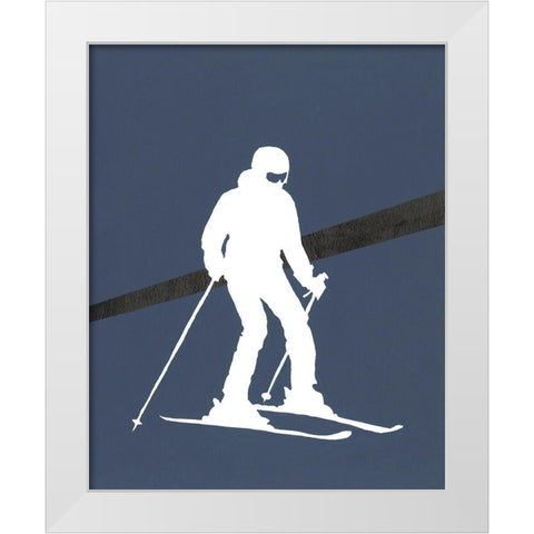 Its All About the Game XIV White Modern Wood Framed Art Print by Moore, Regina