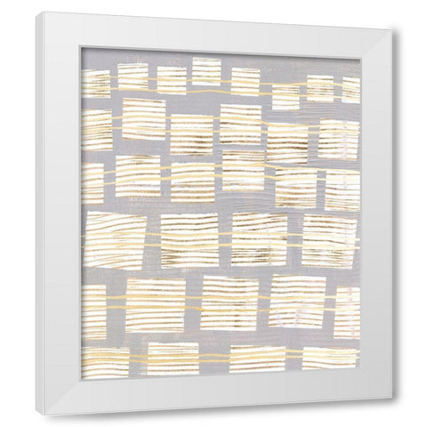 Networks II White Modern Wood Framed Art Print by Lam, Vanna