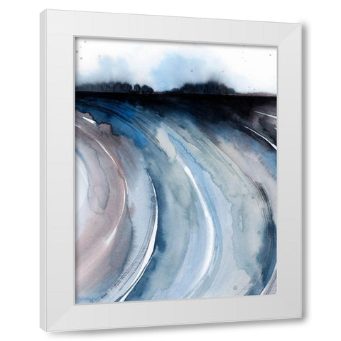 Geode Valley II White Modern Wood Framed Art Print by Popp, Grace