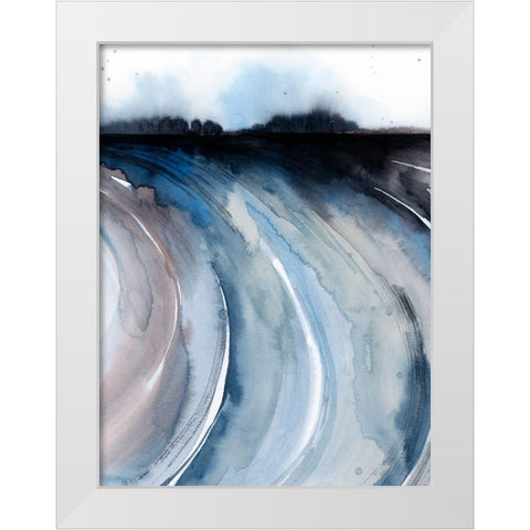 Geode Valley II White Modern Wood Framed Art Print by Popp, Grace