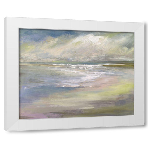 Beach Light II White Modern Wood Framed Art Print by Finch, Sheila
