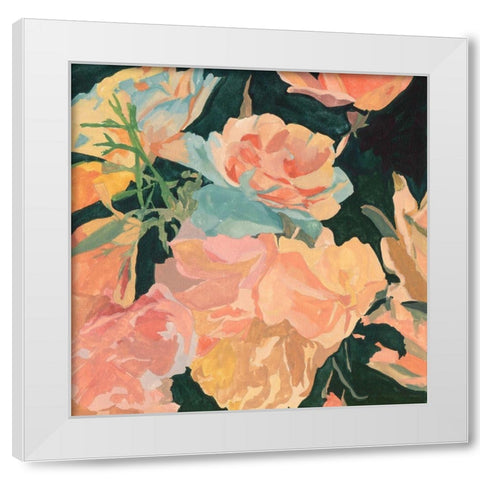 Summer Glory I White Modern Wood Framed Art Print by Wang, Melissa