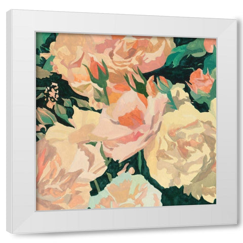 Summer Glory II White Modern Wood Framed Art Print by Wang, Melissa