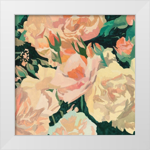 Summer Glory II White Modern Wood Framed Art Print by Wang, Melissa