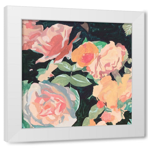 Summer Glory III White Modern Wood Framed Art Print by Wang, Melissa