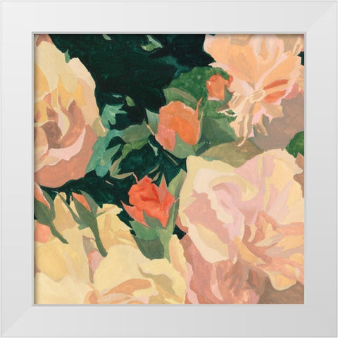 Summer Glory IV White Modern Wood Framed Art Print by Wang, Melissa