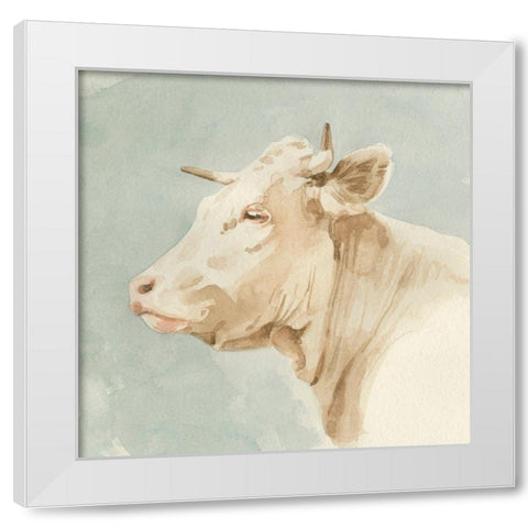 Ferdinand I White Modern Wood Framed Art Print by Caroline, Emma