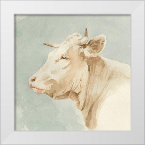 Ferdinand I White Modern Wood Framed Art Print by Caroline, Emma