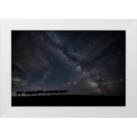 View At Rest I White Modern Wood Framed Art Print by PHBurchett