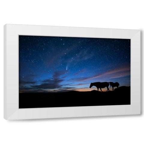 View At Rest II White Modern Wood Framed Art Print by PHBurchett