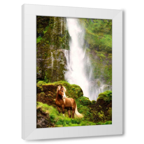 View At Rest VI White Modern Wood Framed Art Print by PHBurchett