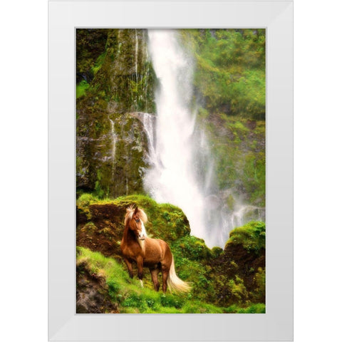 View At Rest VI White Modern Wood Framed Art Print by PHBurchett