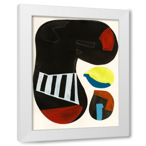 Barcelona I White Modern Wood Framed Art Print by Fuchs, Jodi