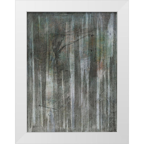 Birch Forest Abstracts II White Modern Wood Framed Art Print by Fuchs, Jodi