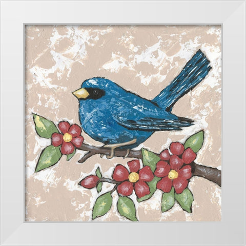 Sweet Bird III White Modern Wood Framed Art Print by Reynolds, Jade