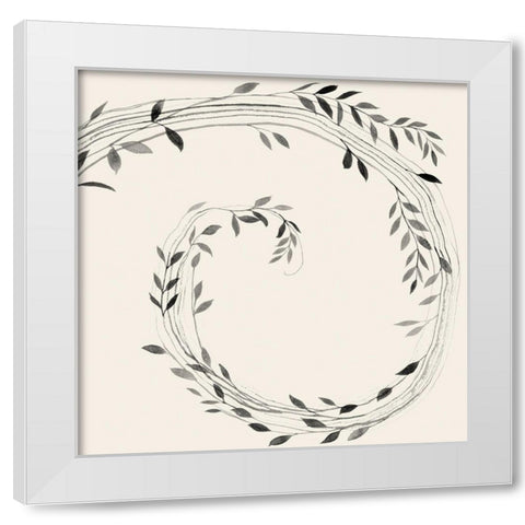 Crown of Vines I White Modern Wood Framed Art Print by Popp, Grace