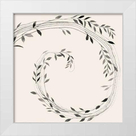 Crown of Vines I White Modern Wood Framed Art Print by Popp, Grace