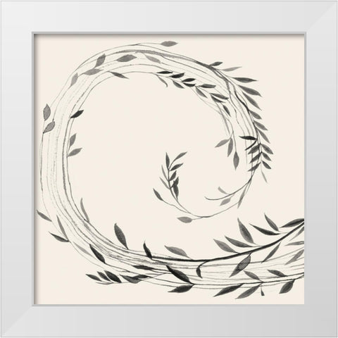 Crown of Vines II White Modern Wood Framed Art Print by Popp, Grace