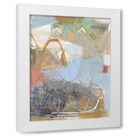 Minim I White Modern Wood Framed Art Print by Jachimiec, Sue