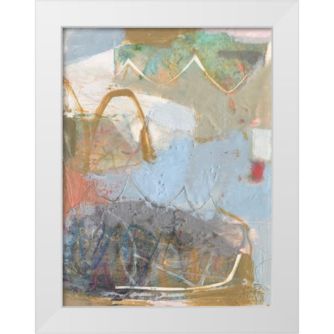 Minim I White Modern Wood Framed Art Print by Jachimiec, Sue