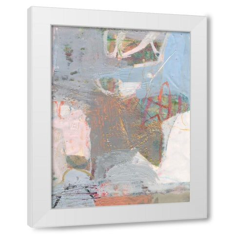 Minim II White Modern Wood Framed Art Print by Jachimiec, Sue