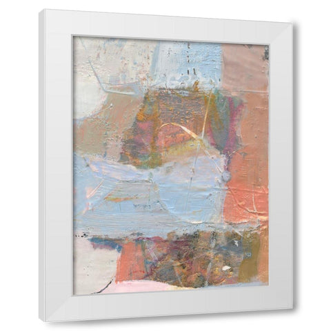 Minim III White Modern Wood Framed Art Print by Jachimiec, Sue