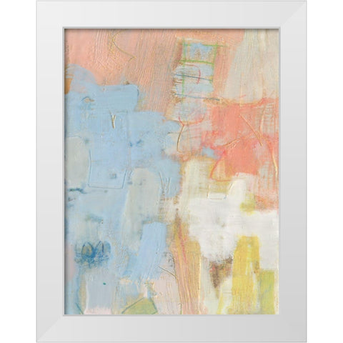 Cully I White Modern Wood Framed Art Print by Jachimiec, Sue