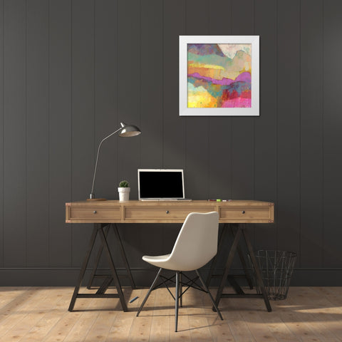 Gramercy I White Modern Wood Framed Art Print by Jachimiec, Sue