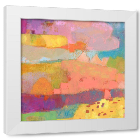 Gramercy III White Modern Wood Framed Art Print by Jachimiec, Sue