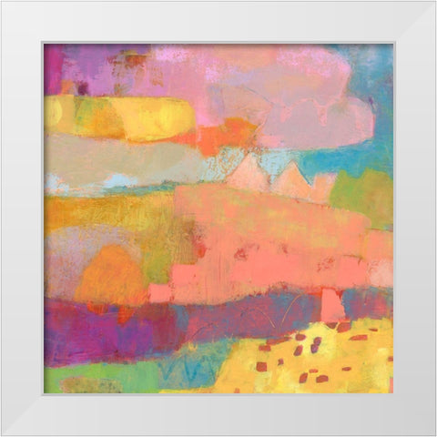 Gramercy III White Modern Wood Framed Art Print by Jachimiec, Sue