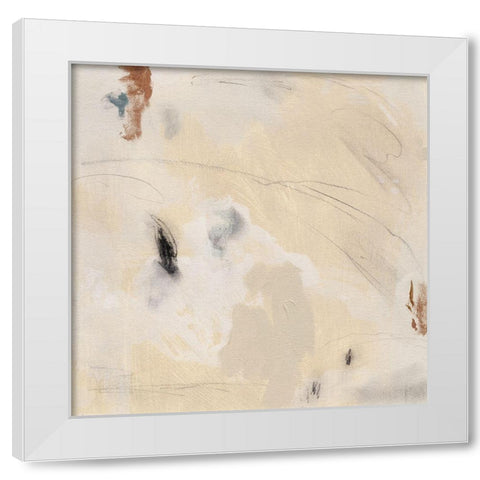 Clay Fragments II White Modern Wood Framed Art Print by Green, Jacob