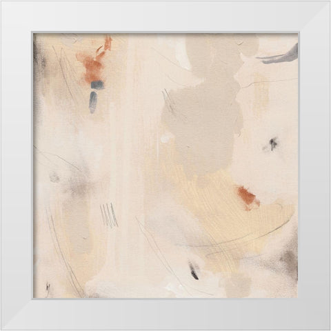 Clay Fragments IV White Modern Wood Framed Art Print by Green, Jacob