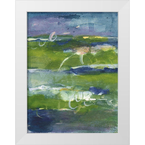 Bales of Color II White Modern Wood Framed Art Print by Combs, Joyce