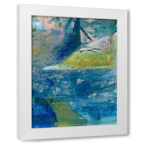 Spring Winds VI White Modern Wood Framed Art Print by Combs, Joyce