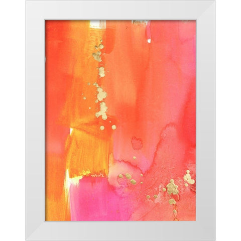 Mythological III White Modern Wood Framed Art Print by Combs, Joyce