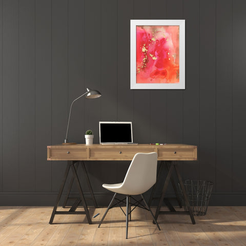 Mythological IV White Modern Wood Framed Art Print by Combs, Joyce