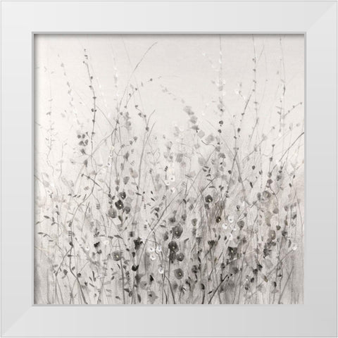 Garden Remnants I White Modern Wood Framed Art Print by OToole, Tim