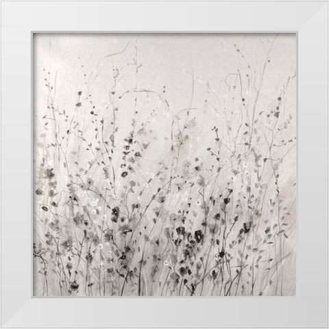 Garden Remnants II White Modern Wood Framed Art Print by OToole, Tim