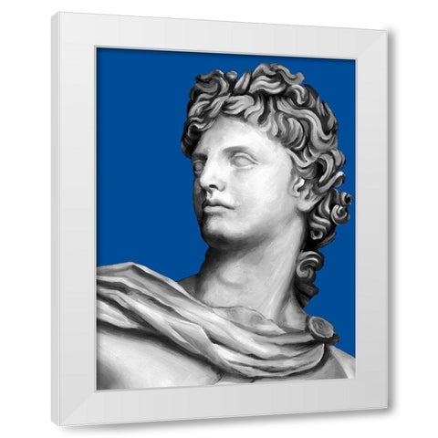 Custom Ornate Sculpture II White Modern Wood Framed Art Print by Ethan Harper