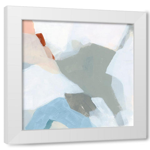 Patch Pocket II White Modern Wood Framed Art Print by Vess, June Erica