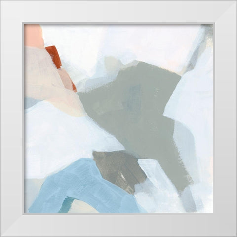 Patch Pocket II White Modern Wood Framed Art Print by Vess, June Erica