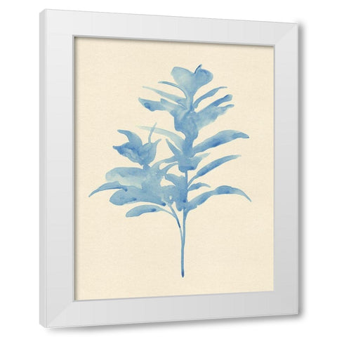Verditer Fig I White Modern Wood Framed Art Print by Green, Jacob